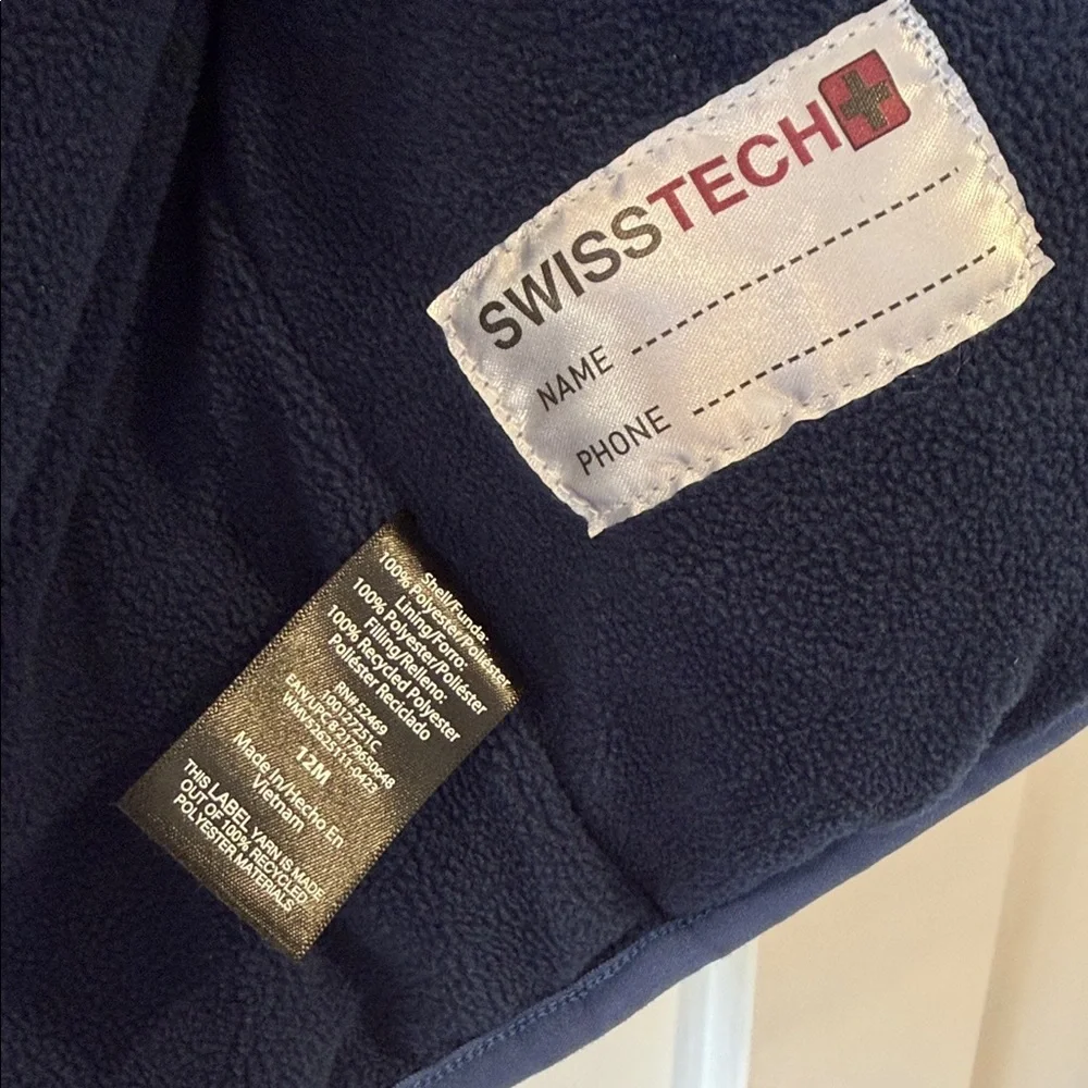 SWISSTECH Colorful Chevron Puffer Jacket
